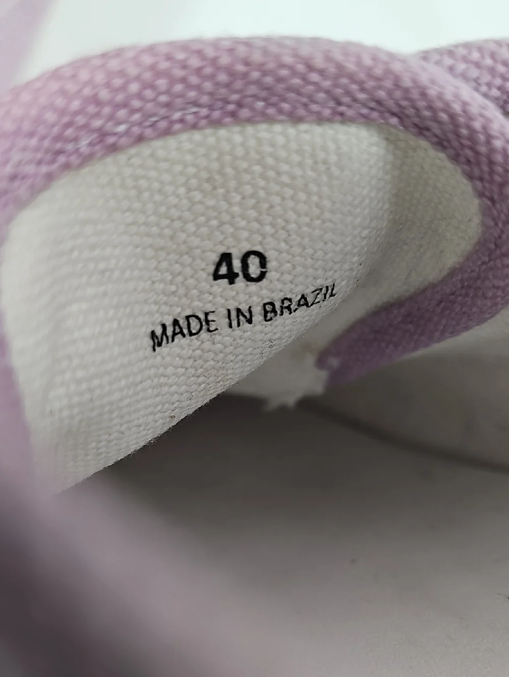 NWOT Re/Done 70s Low Top Skate Sneakers Faded Lilac Purple Canvas 40